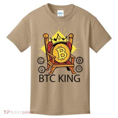 Bitcoin King Kids T-Shirt