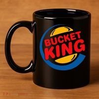 Bucket King Basketball Player Hoops Culture 11oz C Handle Ceramic Mug thumb 4