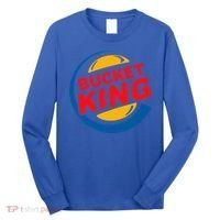 Bucket King Basketball Player Hoops Culture Long Sleeve Shirt thumb 0