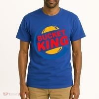 Bucket King Basketball Player Hoops Culture Tall T-Shirt thumb 2