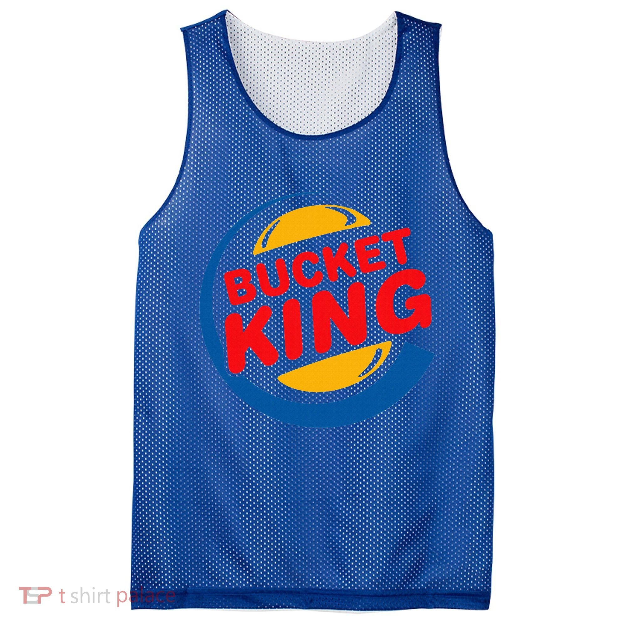 Bucket King Basketball Player Hoops Culture Mesh Reversible Basketball Jersey Tank