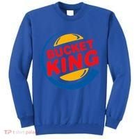Bucket King Basketball Player Hoops Culture Tall Sweatshirt thumb 0