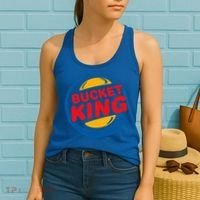 Bucket King Basketball Player Hoops Culture Women's Tank Top thumb 2