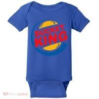 Bucket King Basketball Player Hoops Culture Baby Bodysuit thumb 0