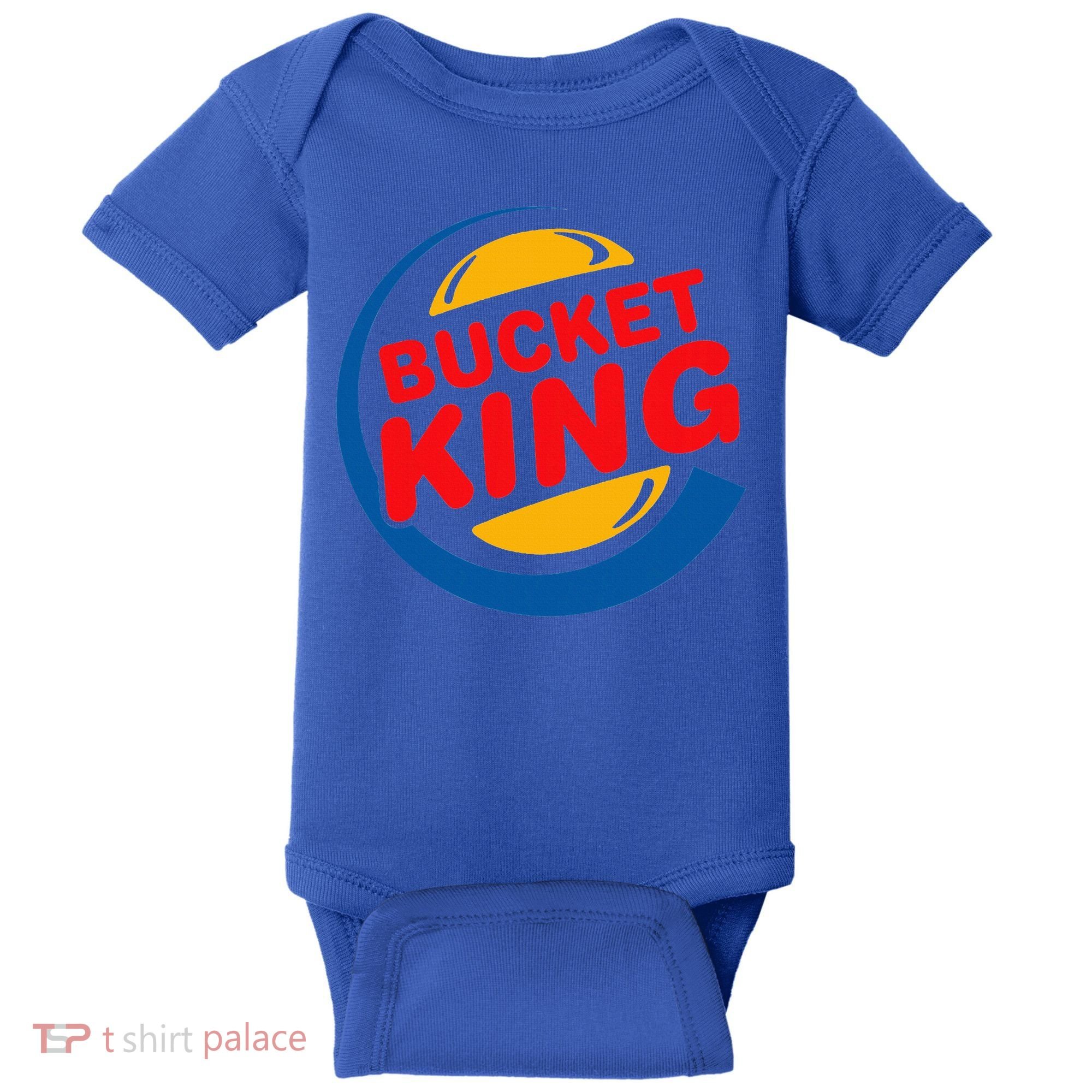 Bucket King Basketball Player Hoops Culture Baby Bodysuit