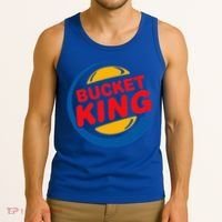Bucket King Basketball Player Hoops Culture Tank Top thumb 3