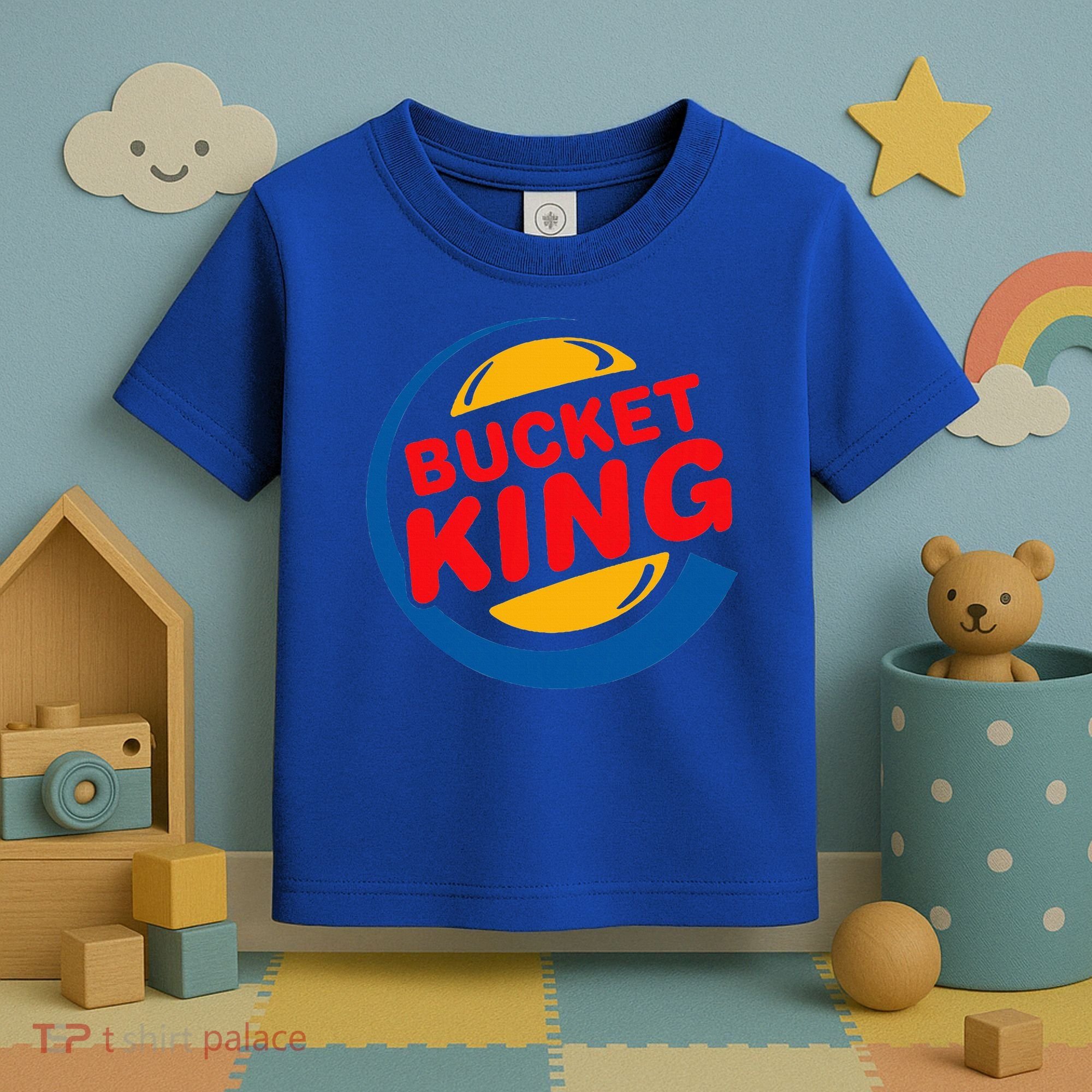 Bucket King Basketball Player Hoops Culture Toddler T-Shirt