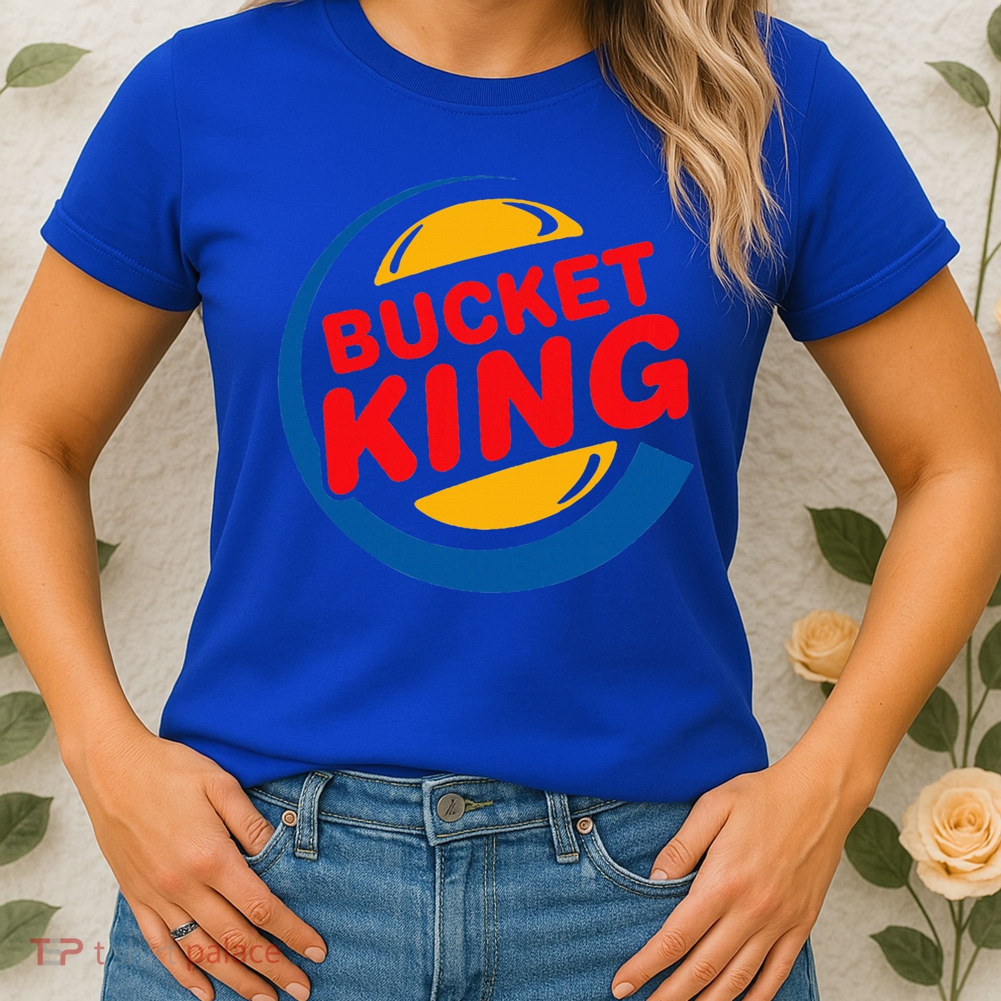Bucket King Basketball Player Hoops Culture Women's T-Shirt
