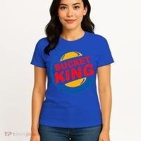 Bucket King Basketball Player Hoops Culture Women's T-Shirt thumb 4