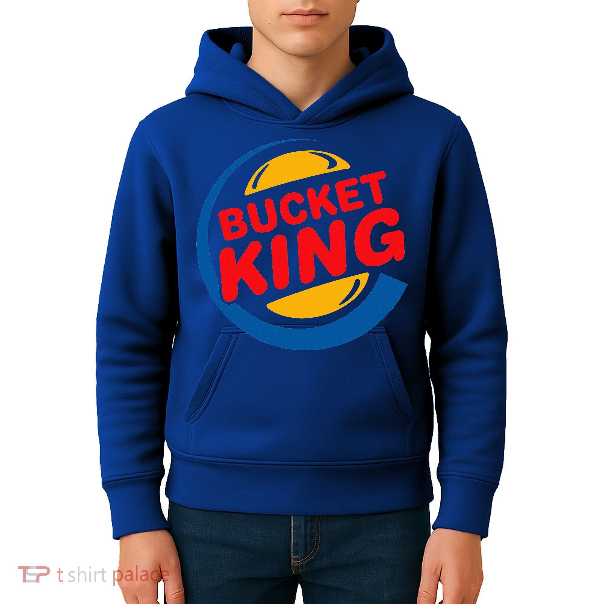 Bucket King Basketball Player Hoops Culture Kids Hoodie