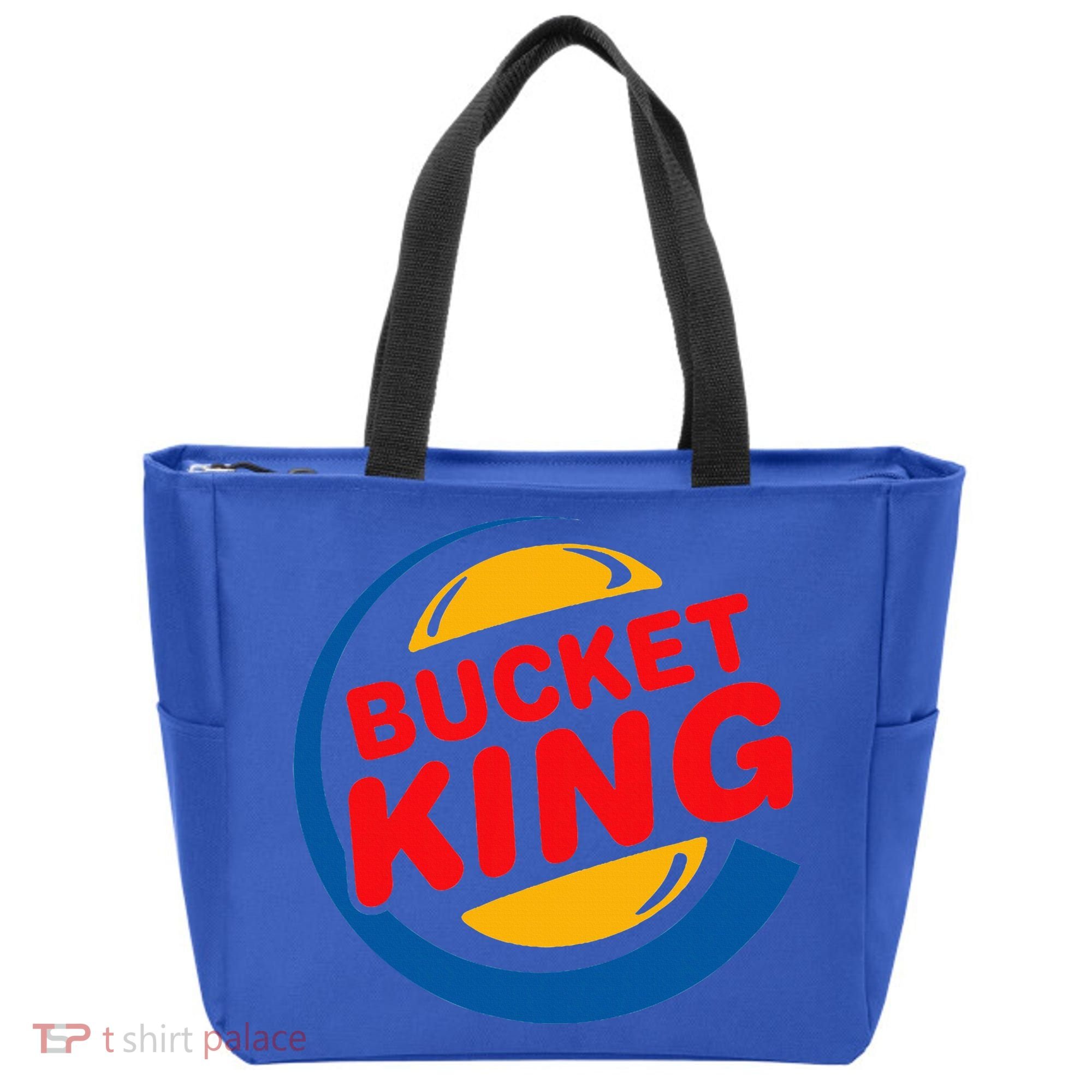 Bucket King Basketball Player Hoops Culture Tote Bag
