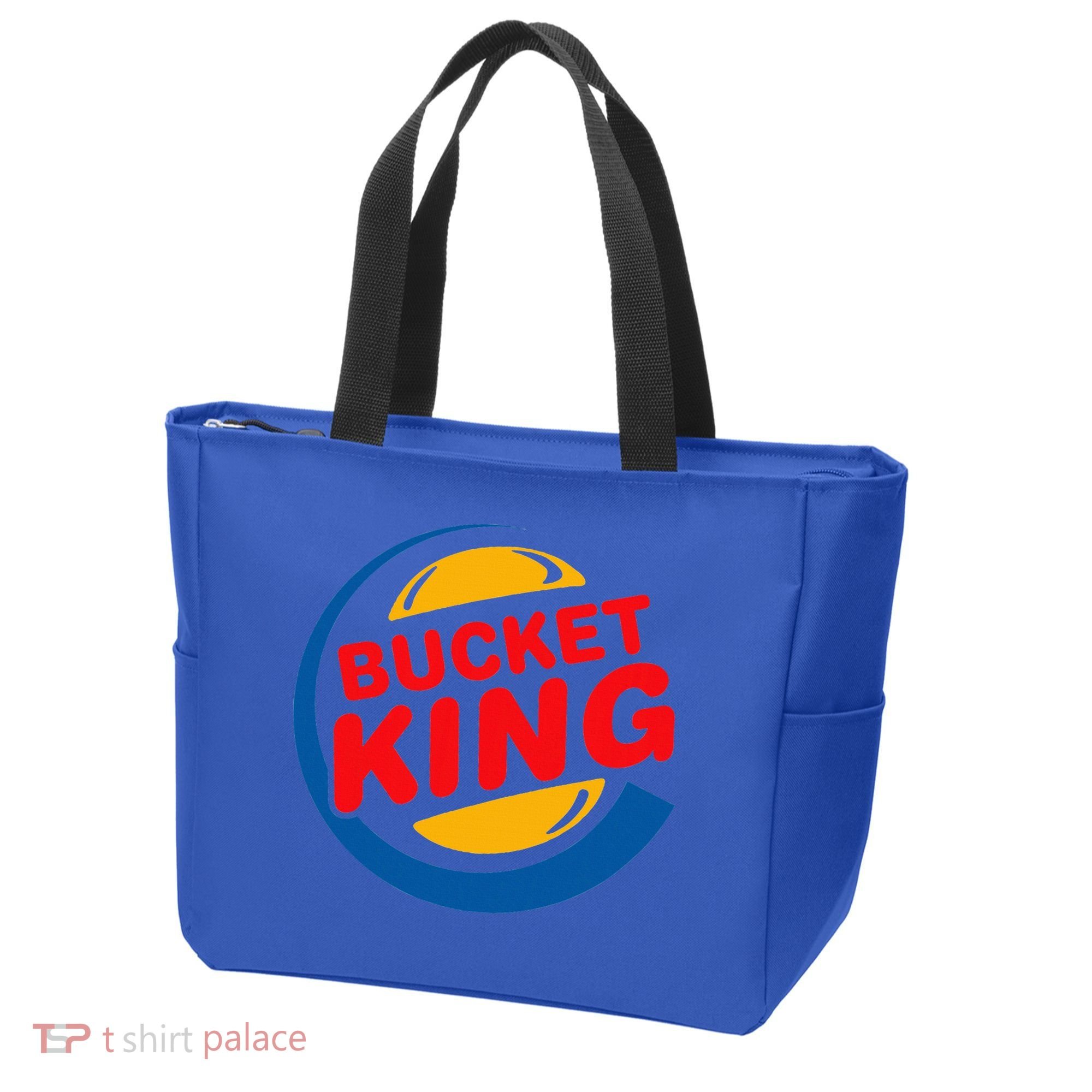 Bucket King Basketball Player Hoops Culture Tote Bag