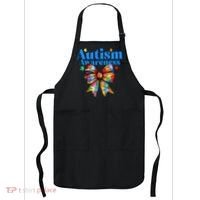 Be Kind Bow Autism Awareness Autism Support Love Apron thumb 0