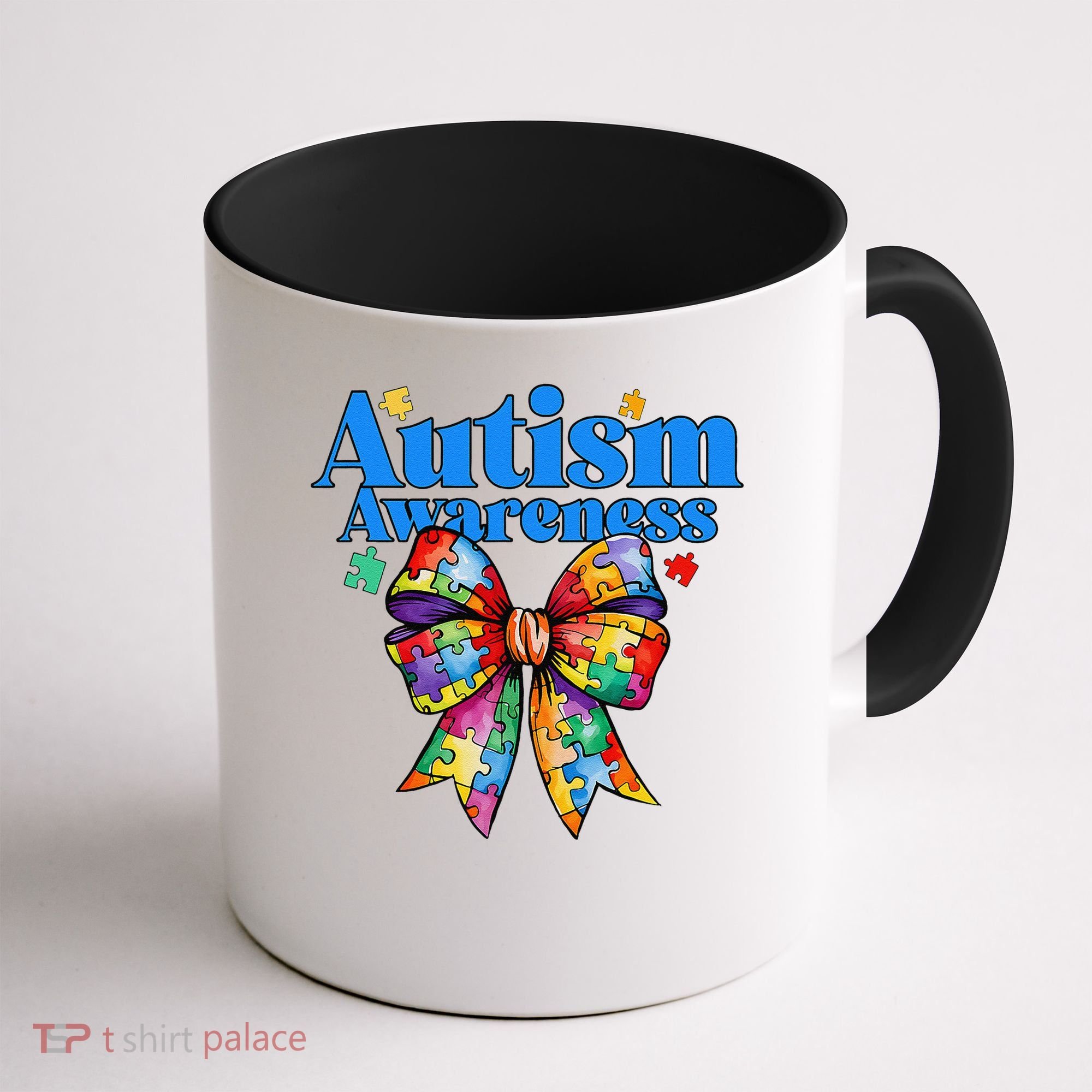 Be Kind Bow Autism Awareness Autism Support Love Coffee Mug