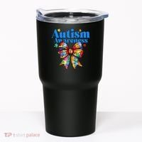Be Kind Bow Autism Awareness Autism Support Love Tumbler thumb 0