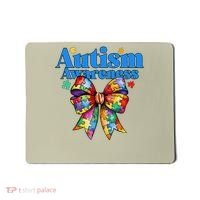 Be Kind Bow Autism Awareness Autism Support Love Mousepad thumb 0