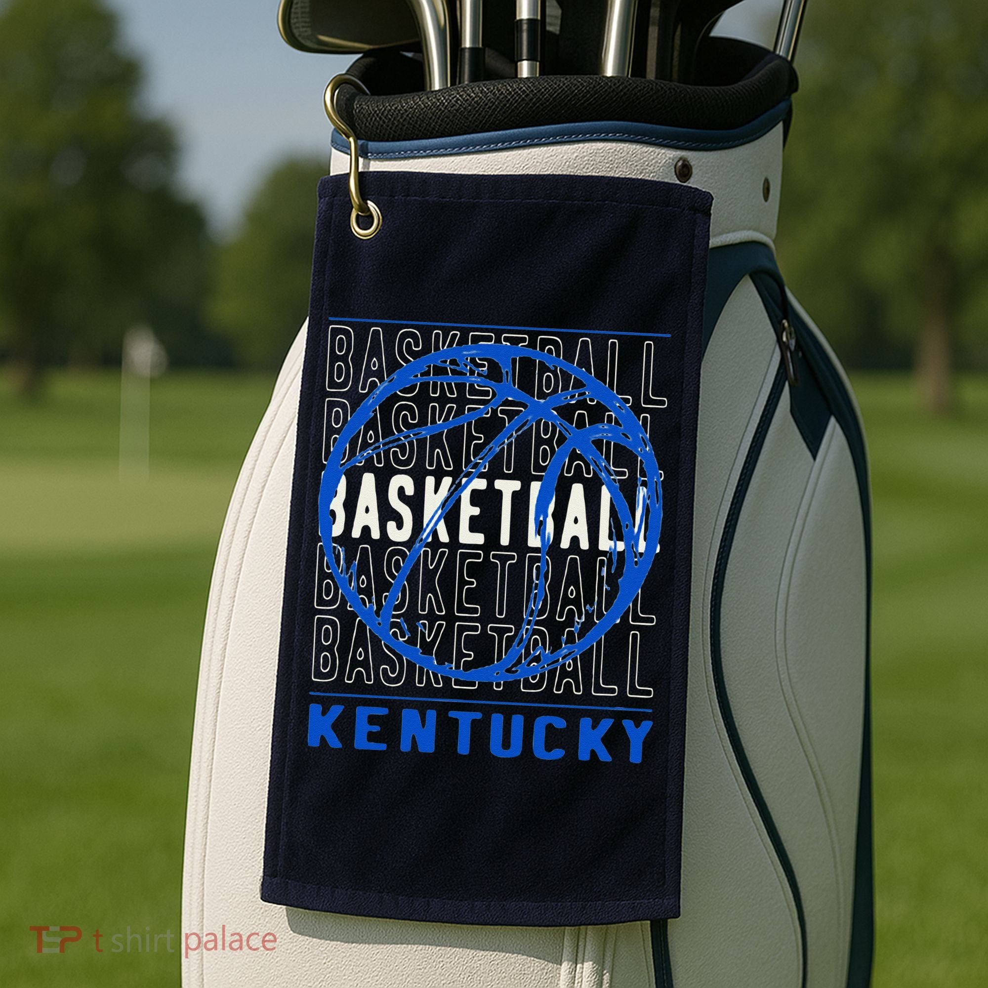 Basketball Kentucky Golf Towel