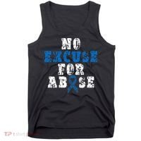 Be Kind Blue Sunflower Child Abuse Prevention Awareness Tank Top thumb 0