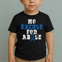 Be Kind Blue Sunflower Child Abuse Prevention Awareness Toddler T-Shirt thumb 2