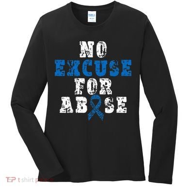 Be Kind Blue Sunflower Child Abuse Prevention Awareness Women's Long Sleeve Shirt