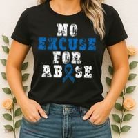 Be Kind Blue Sunflower Child Abuse Prevention Awareness Women's T-Shirt thumb 2