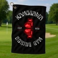 Boxing Kbg(Kamogawa) Boxing Gym Est 1950 Golf Towel thumb 1
