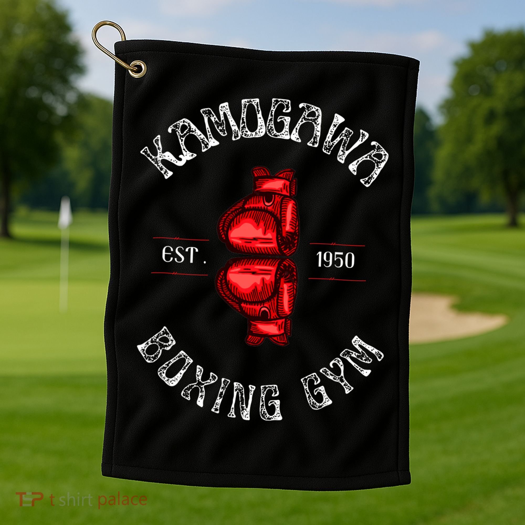 Boxing Kbg(Kamogawa) Boxing Gym Est 1950 Golf Towel