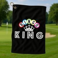 Bingo King Golf Towel thumb 1