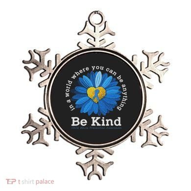 Be Kind Blue Sunflower Child Abuse Prevention Awareness Ornament