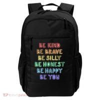 Be Kind Be Brave Be You Self Love Quote Backpack thumb 0