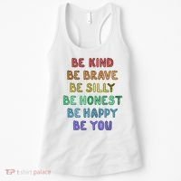 Be Kind Be Brave Be You Self Love Quote Women's Tank Top thumb 0