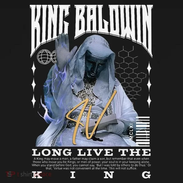 Backprint King Baldwin Iv Doggie Tank