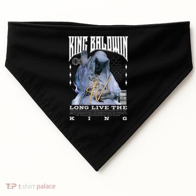 Backprint King Baldwin Iv USA-Made Doggie Bandana