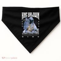 Backprint King Baldwin Iv USA-Made Doggie Bandana thumb 0