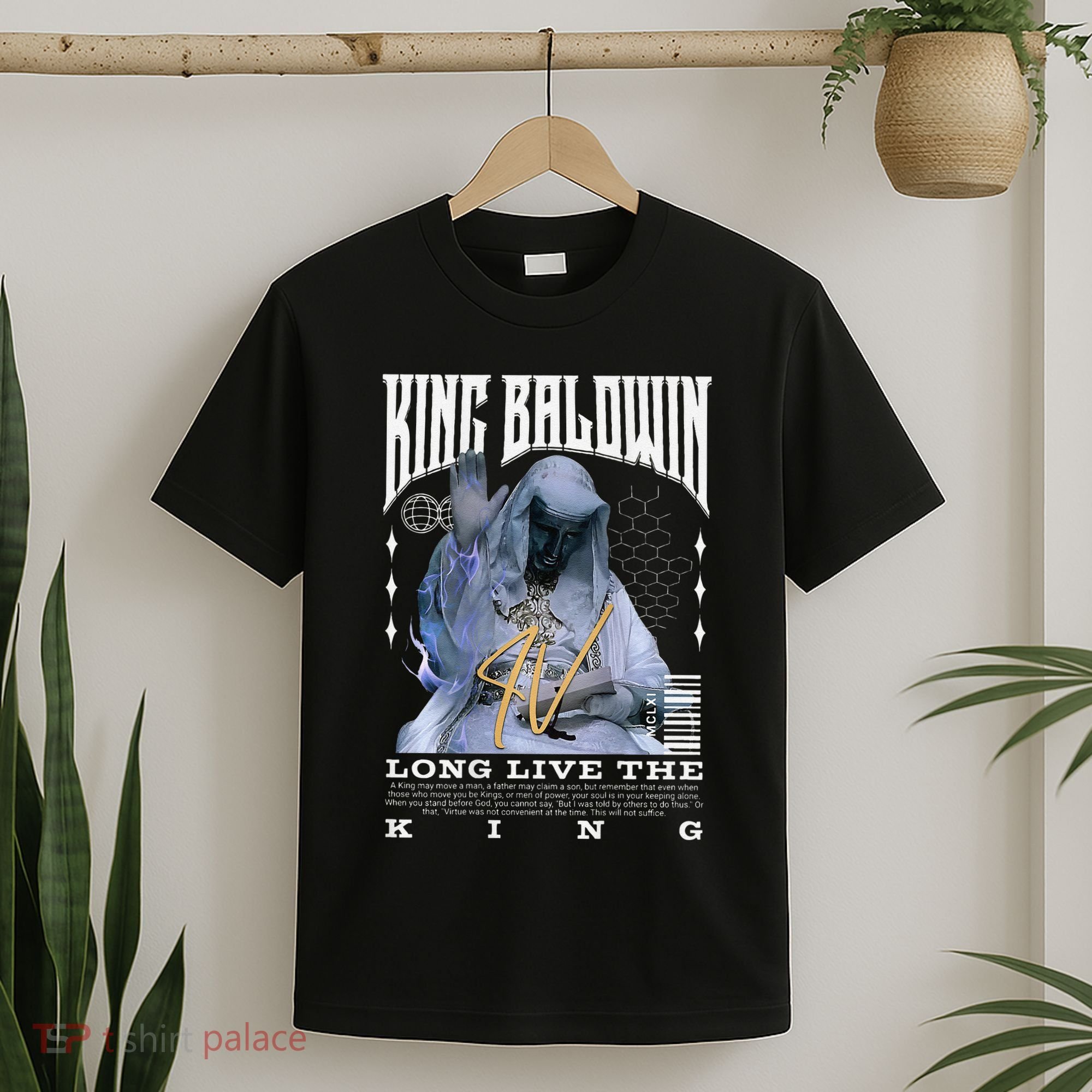 Backprint King Baldwin Iv T-Shirt
