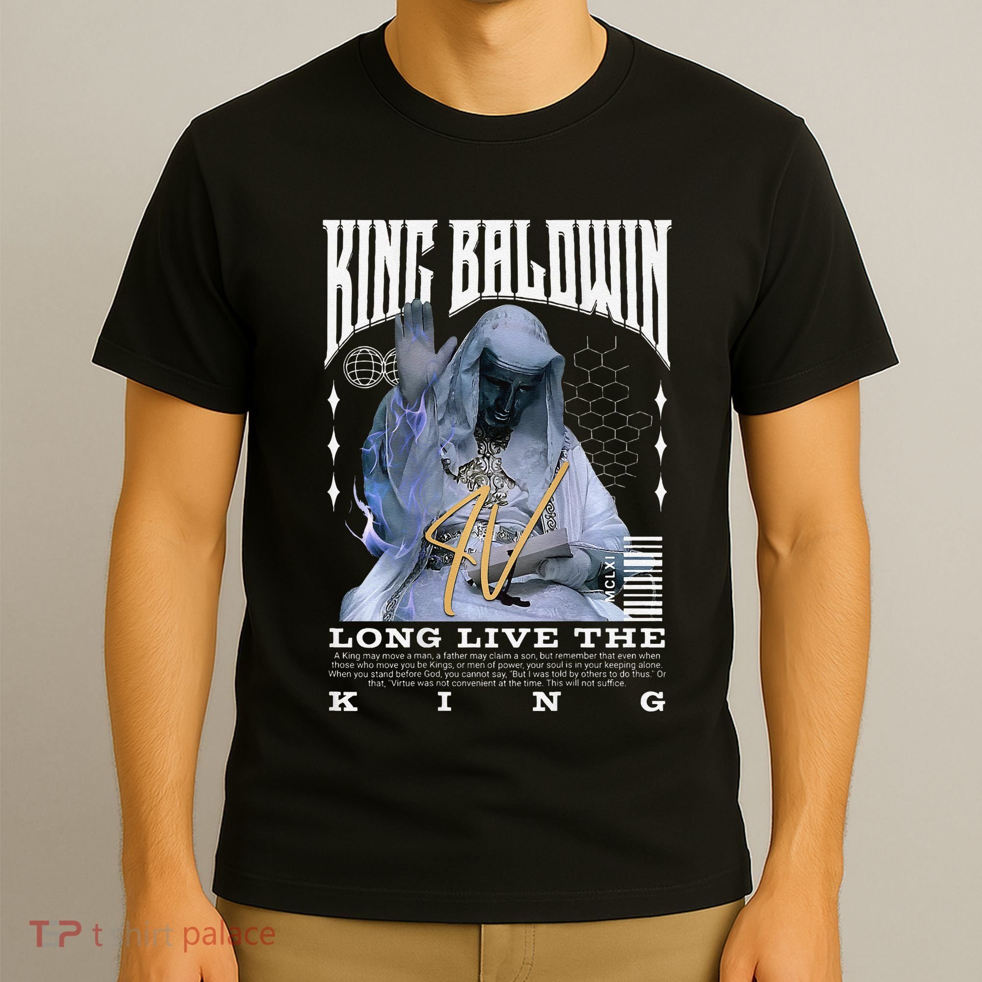 Backprint King Baldwin Iv T-Shirt