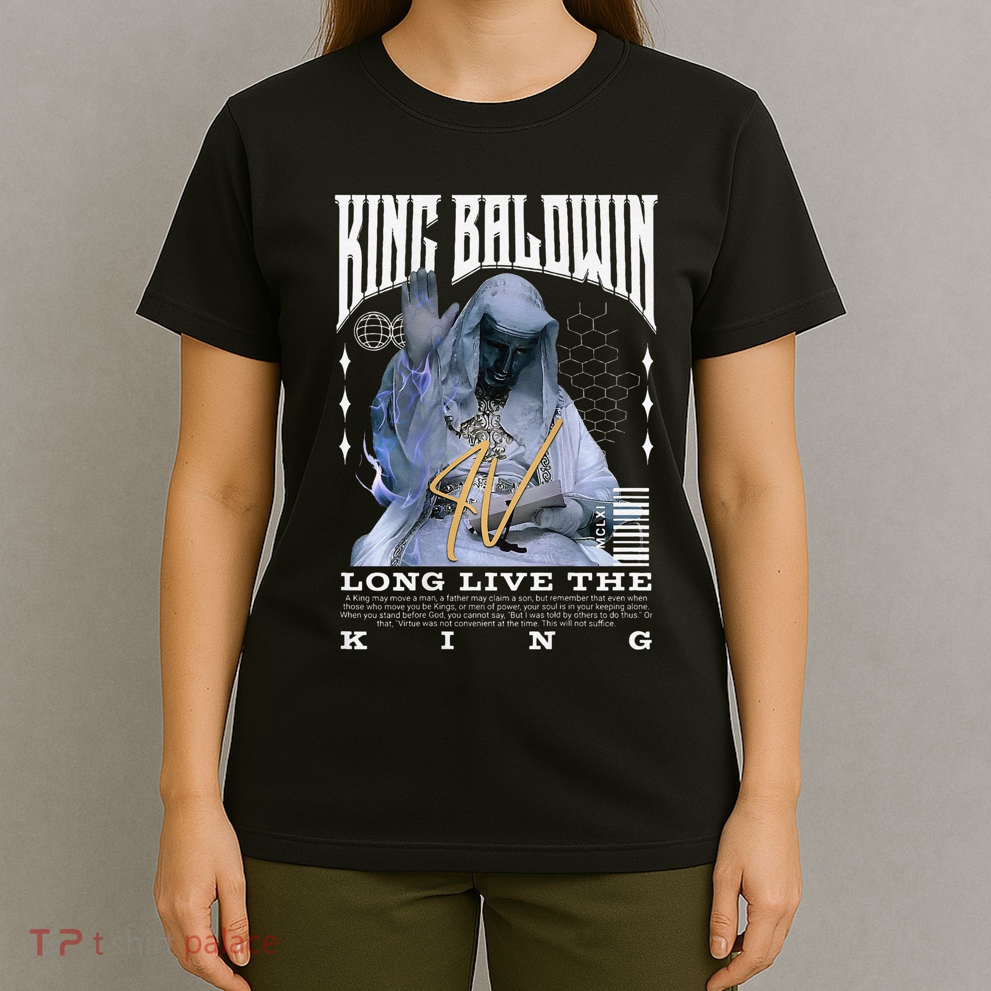 Backprint King Baldwin Iv T-Shirt