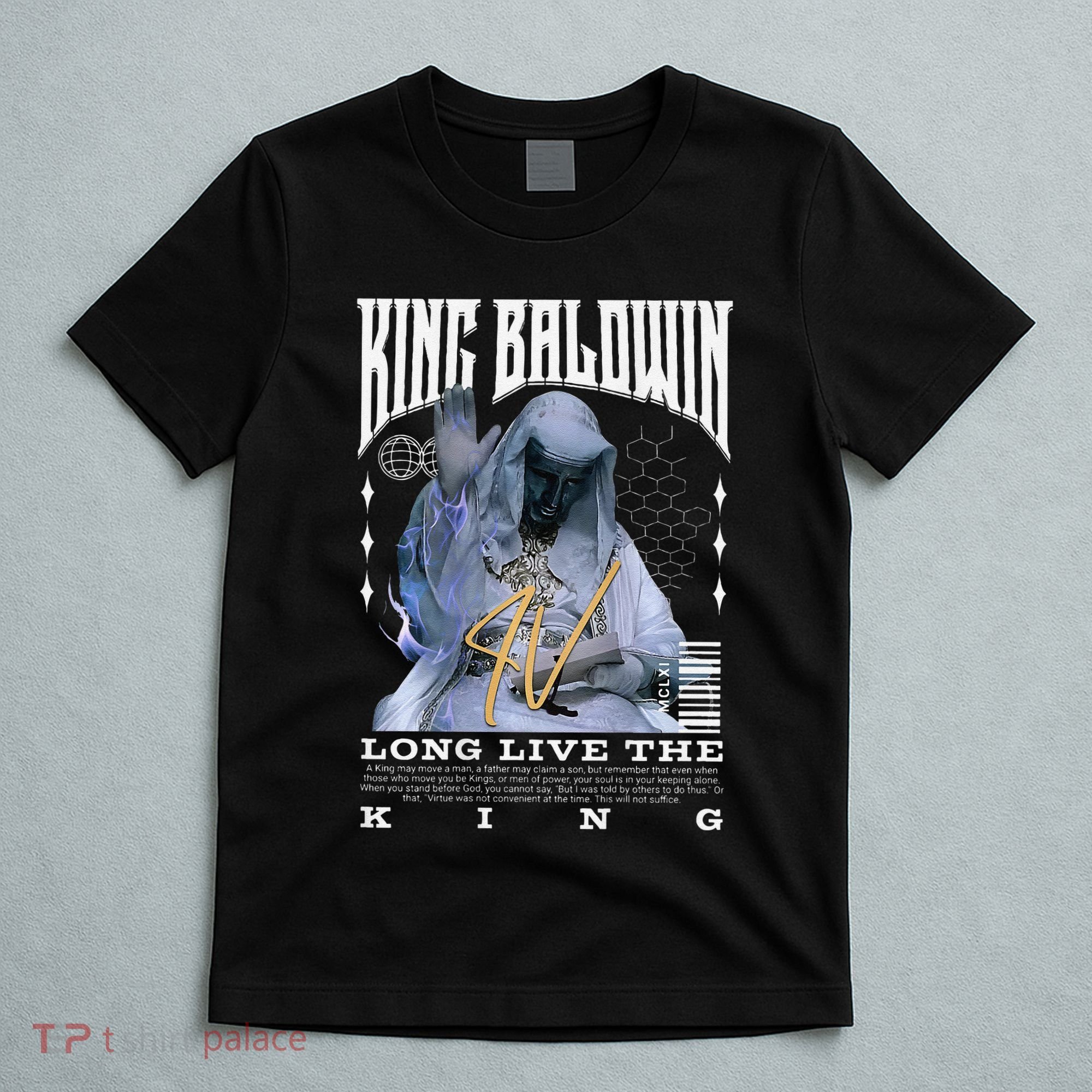 Backprint King Baldwin Iv T-Shirt