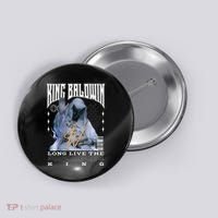 Backprint King Baldwin Iv Button thumb 0