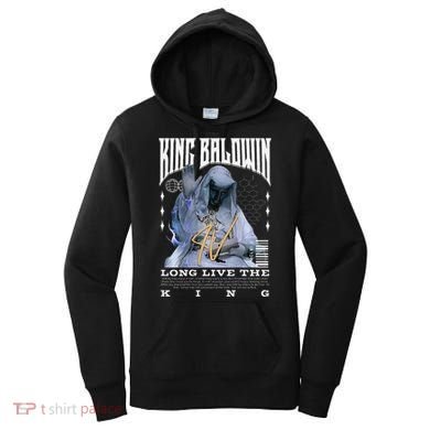 Backprint King Baldwin Iv Women's Hoodie