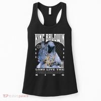 Backprint King Baldwin Iv Women's Tank Top thumb 0