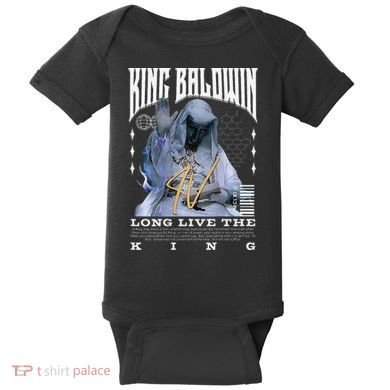 Backprint King Baldwin Iv Baby Bodysuit