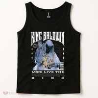 Backprint King Baldwin Iv Tank Top thumb 2
