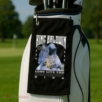 Backprint King Baldwin Iv Golf Towel thumb 2