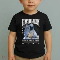 Backprint King Baldwin Iv Toddler T-Shirt thumb 2