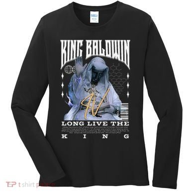 Backprint King Baldwin Iv Women's Long Sleeve Shirt