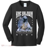 Backprint King Baldwin Iv Kids Long Sleeve Shirt thumb 0