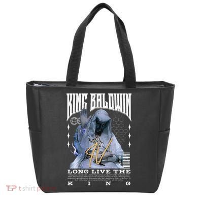 Backprint King Baldwin Iv Tote Bag