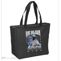 Backprint King Baldwin Iv Tote Bag thumb 2