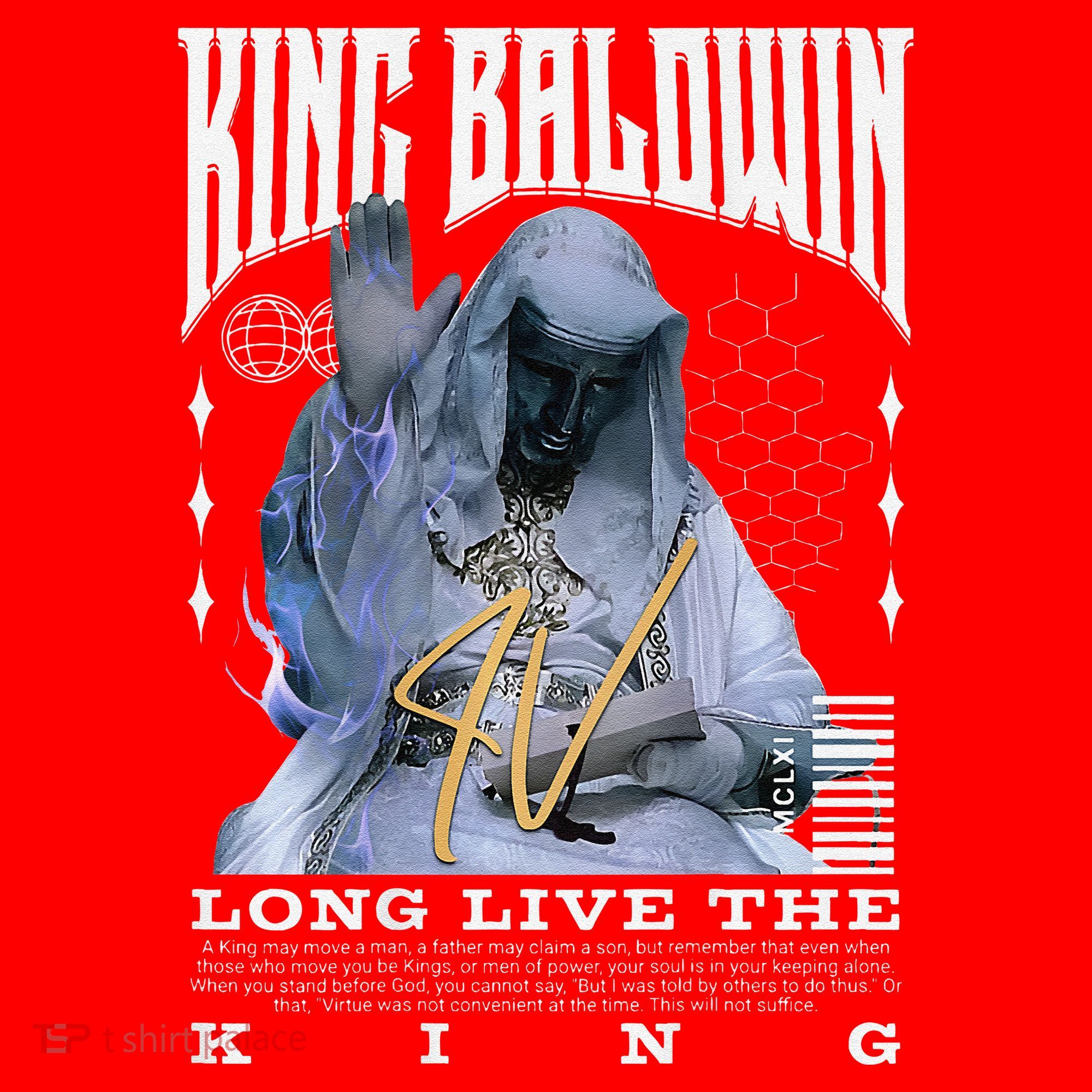 Backprint King Baldwin Iv Santa Hat